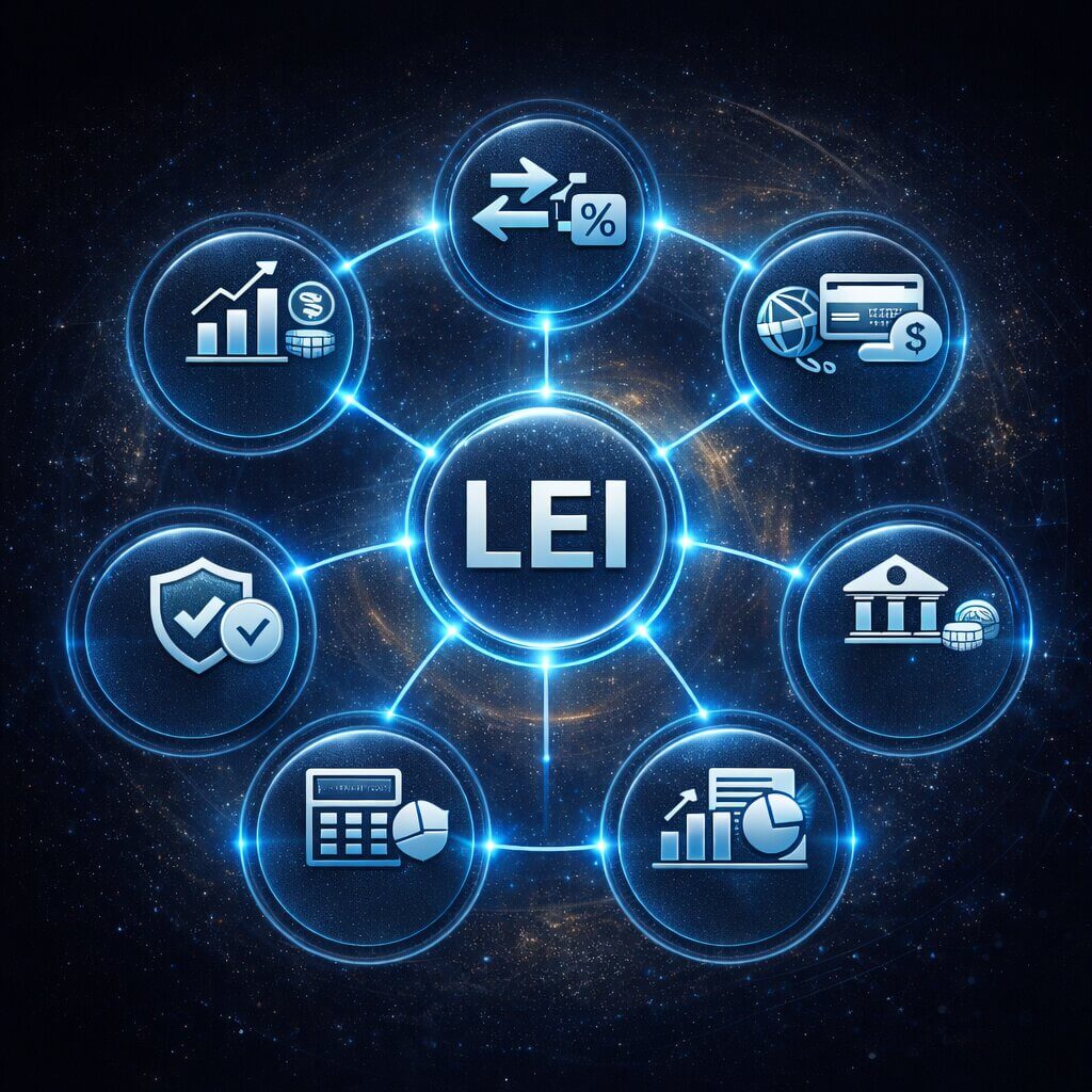 Globala användningsområden för LEI-koder på finansmarknader, betalningar, rapportering och internationell affärsverksamhet
